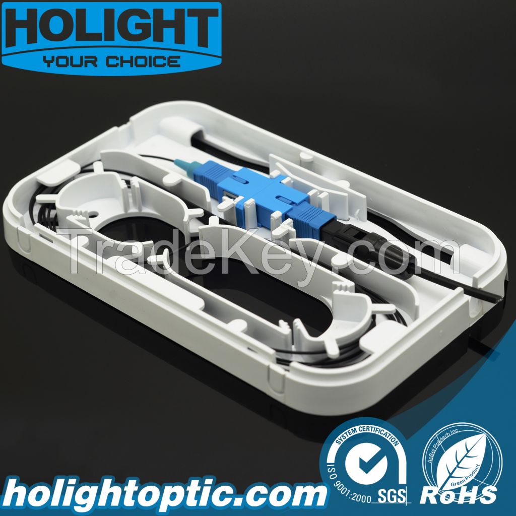 Fiber Optic FTTX Faceplate 1 Port