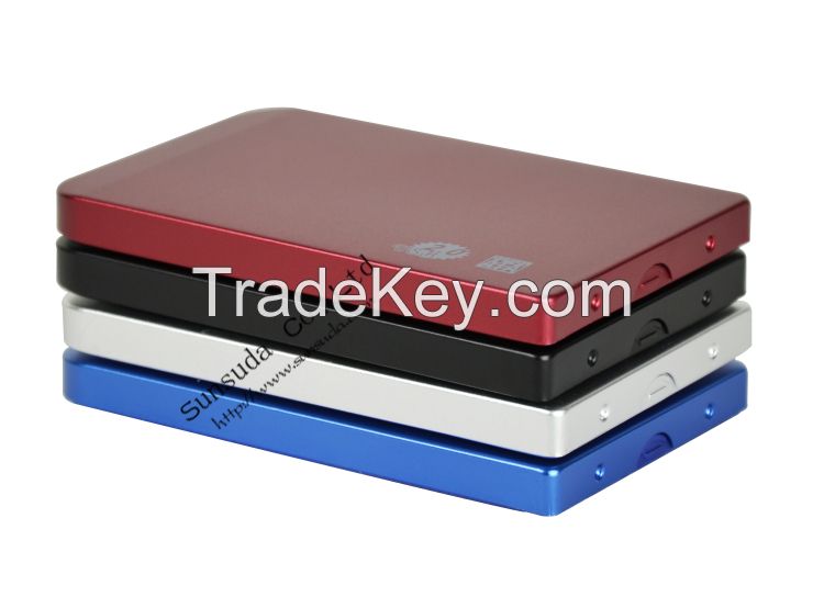 Factory Direct Supply 2.5inch external hdd enclosure support Hot-swap USB2.0 to sata mobile hard disk case