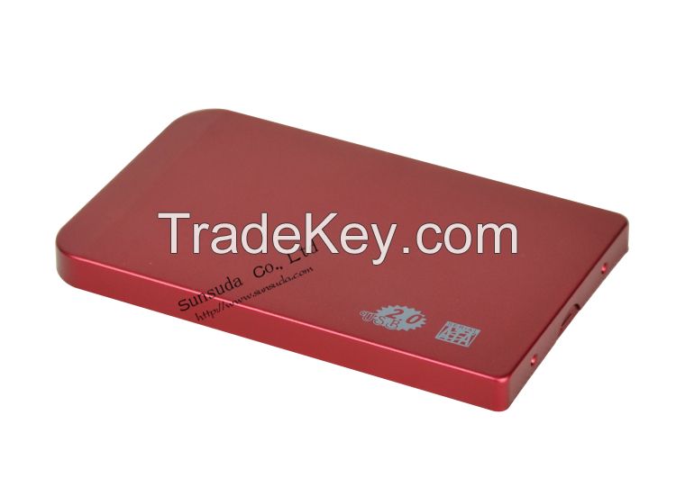 Factory Price Tool Free 2.5inch hdd enclosure support Hot-swap USB2.0 to sata mobile hard disk box