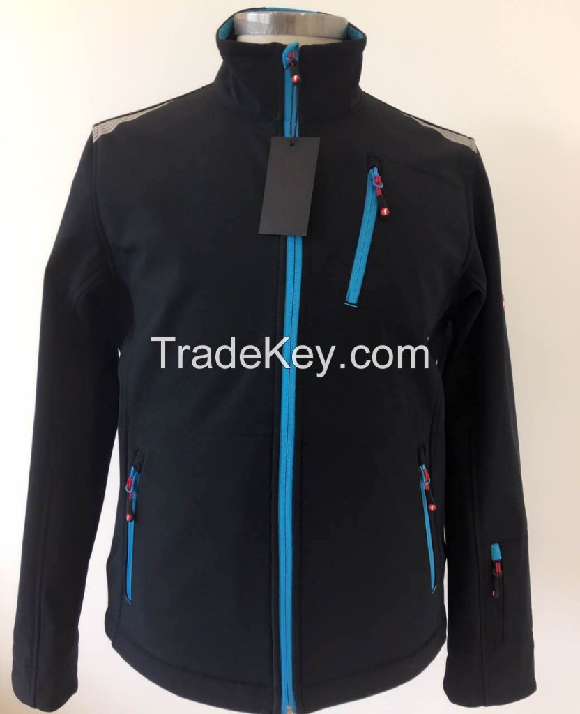Custom Men Softshell Jacket Windbreaker Breathable Softshell Jacket