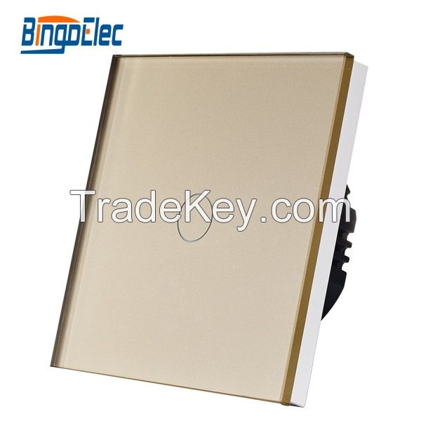 EU/UK style high quality glass smart touch wall switch