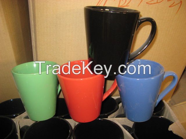 stock ceramic stoneare  mugs cheap good low prices