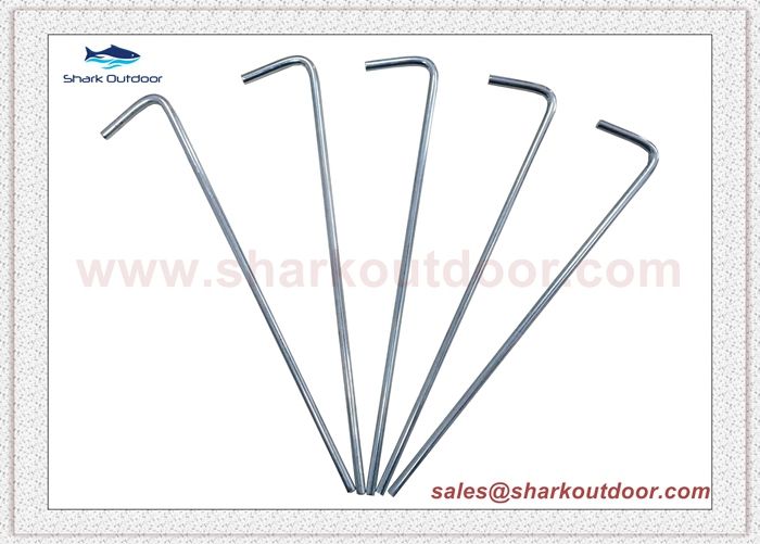 Galvanized steel round wire tent peg stake for outdoor camping