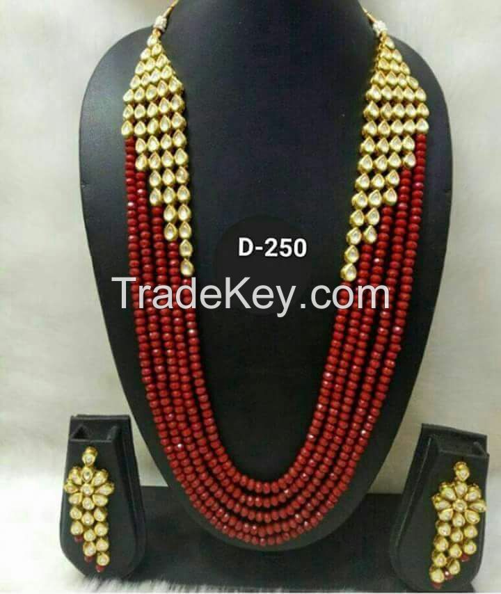 imitation jewellery, earrings, necklaces