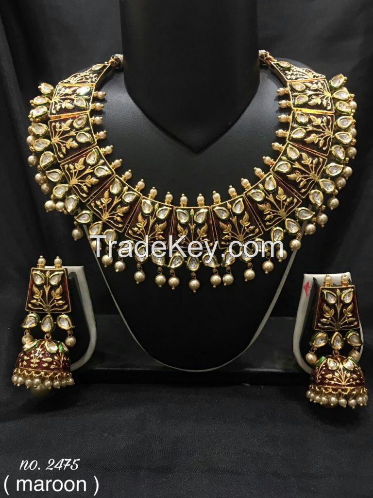 imitation jewellery, earrings, necklaces