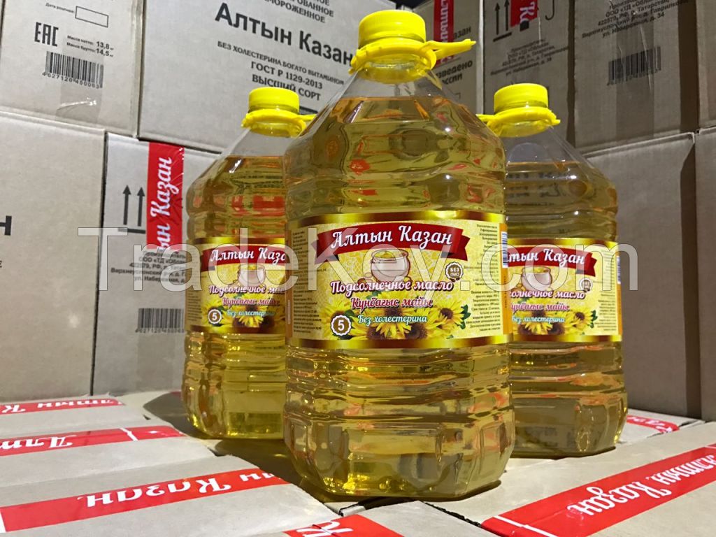 Sunflover oil refined from Russia