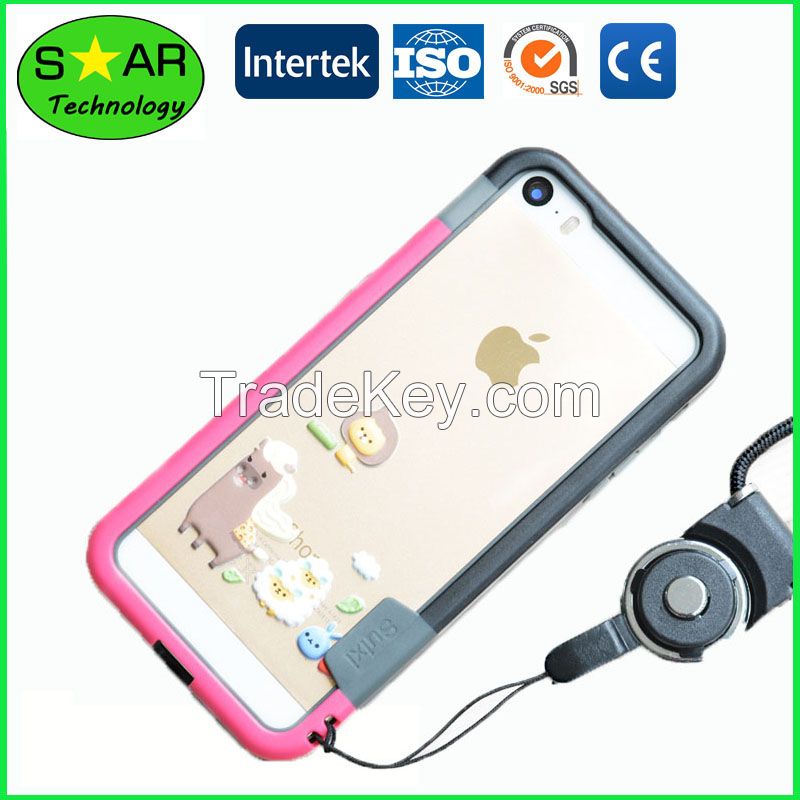 Frame Type TPU Mobile Phone Case Light Weight