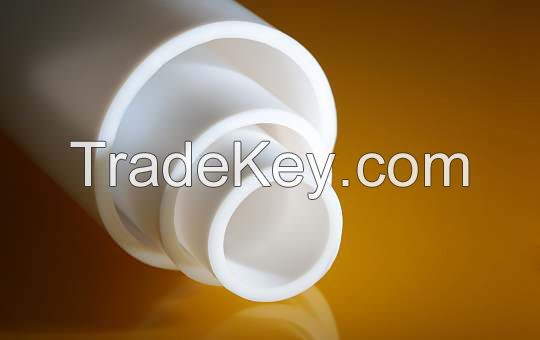 Extruded PTFE pipes, tubes