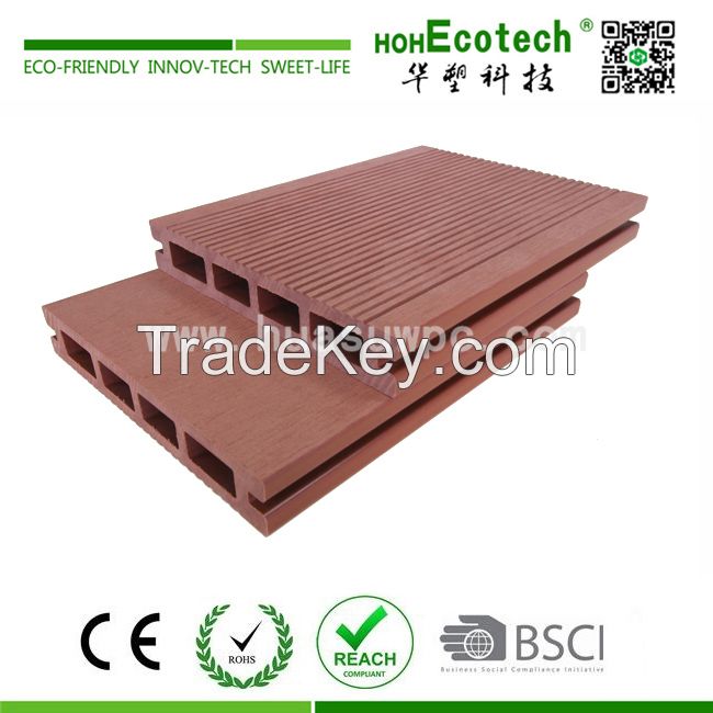 Outdoor wood plastic composite decking