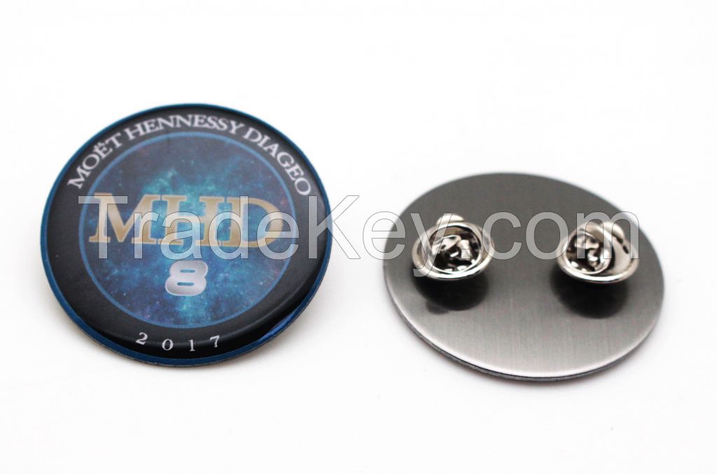 Top quality custom logo dome epoxy name badges