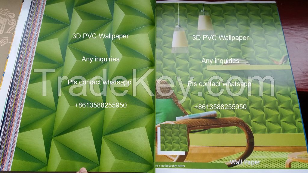 3D PVC Wallpaper