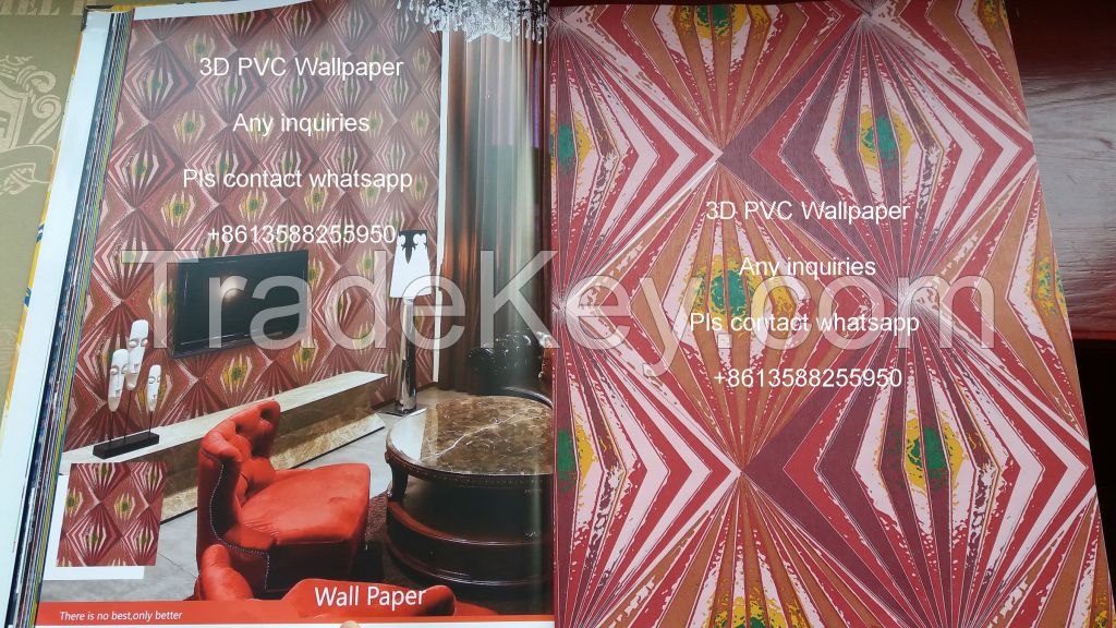 3D PVC Wallpaper