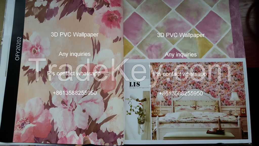 New design PVC Wallpaper in 2017