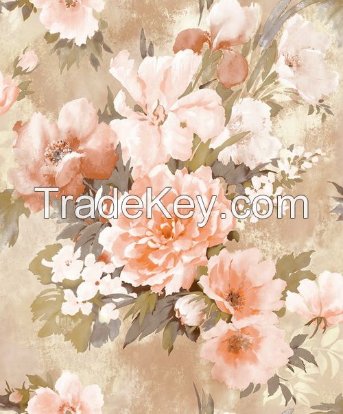 water color pvc wallpaper