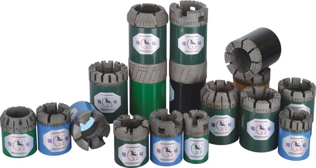 BQ NQ HQ PQ impregnated diamond core bits for mining