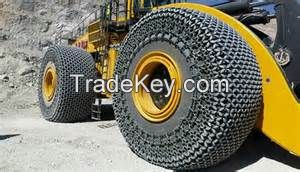 grader tyre protection chain