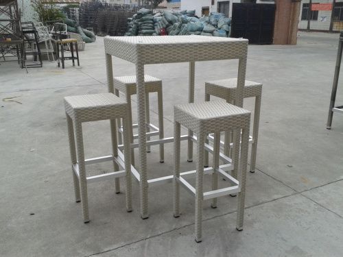 outdoor furniture rattan bar table and bar stool (B21)