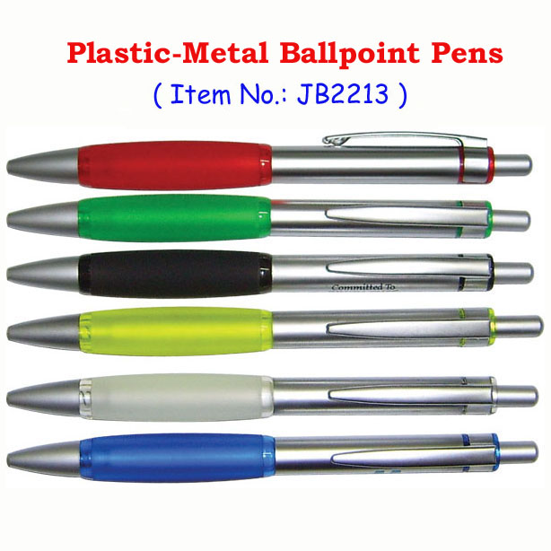 Plastic - metal Ballpen ( Ballpoint Pen or Ball Pen )