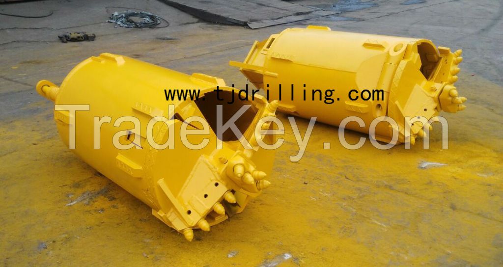 Double Cut Soil Bucket/Drilling Bucket 800mmdia-130*130mm Match Soilmec Bauer Rotary Drill Rig Piling