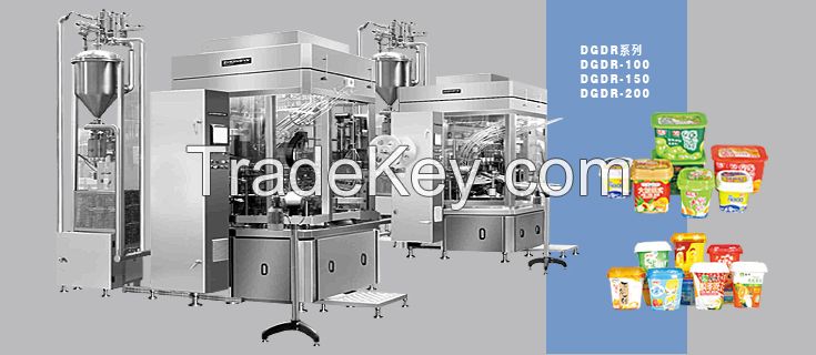 Automatic Rotary Preformed Cup Filling Sealing Equipment