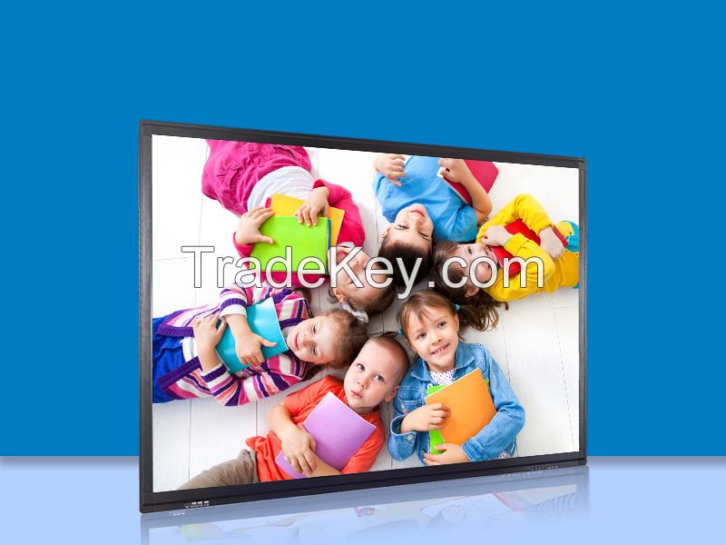 80 Inch All-in-One Dual System Touch Display Panel/ Flat Touch Screen Display/Smart TV/LED TV