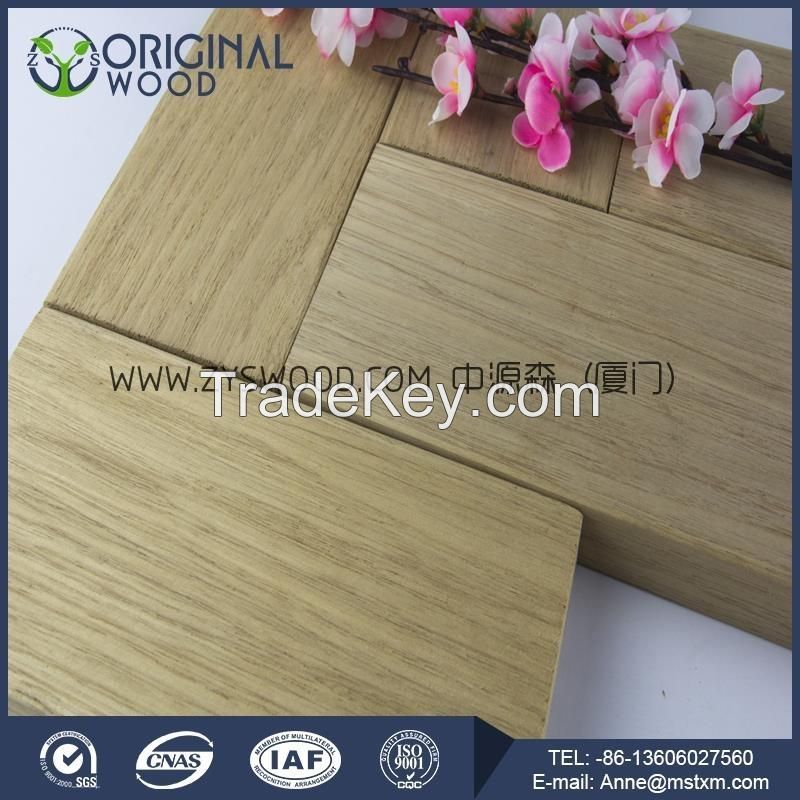 Heat treatment hardwood decking with high quality