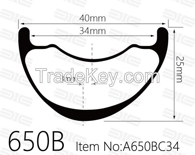A650BC34 27.5er/650b rims, 40mm wide Enduro, All Mountain, Downhill, A