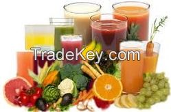 FRUIT JUICES AND DRINKS OF ALL TYPES
