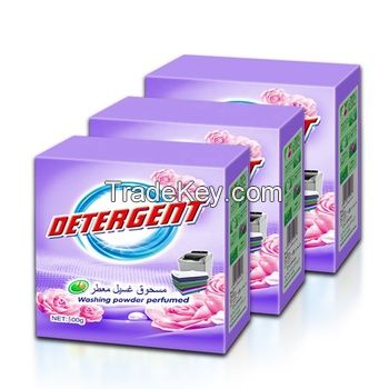 manufacturer of cleaning products detergent powder with box packing