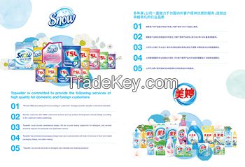 Super clean Detergent Powder for Machine Washing with softener