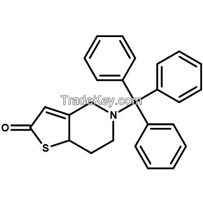 5, 6, 7, 7a-TETRAHYDRO-5-(Triphenylmethyl)Thieno[3, 2-c]pyridinone.