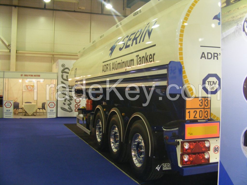 ALUMINIUM FUEL TANKER SEMI TRAILER