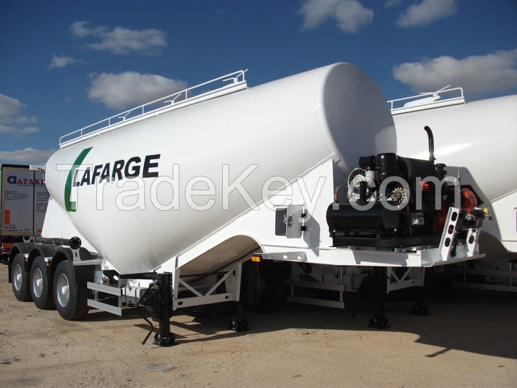 Cement V-Type semi trailer 