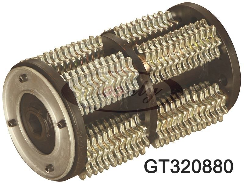 Reinforced 12.5" Cutter-drum Assembly with Carbide Cutter