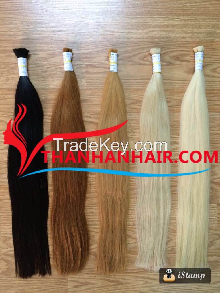Highest quality human hair extension for 2017 wholesale color hair