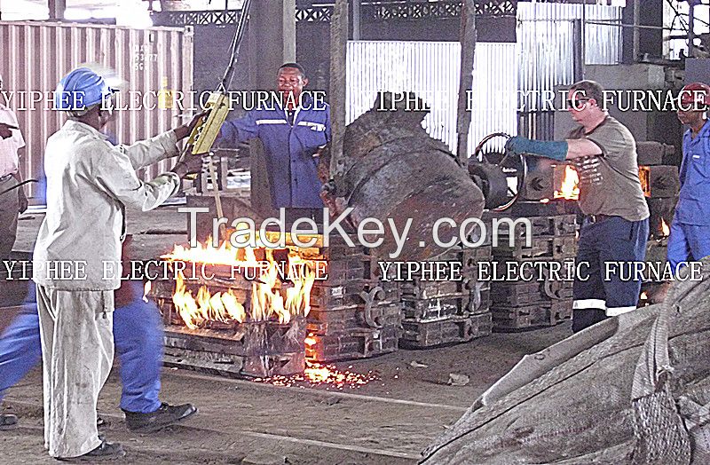 Induction heating melting furnace