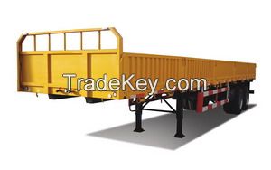 China Cargo Delivery Fence  Side wall Semi truck Trailers For sale