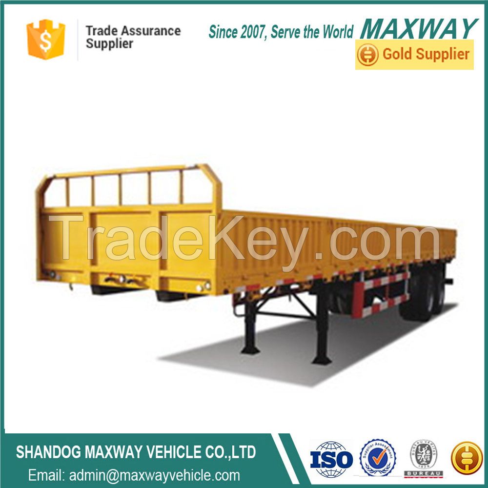 All kinds High Quality 2 3 4axle Cargo Fence Semi truck trailer with Good price