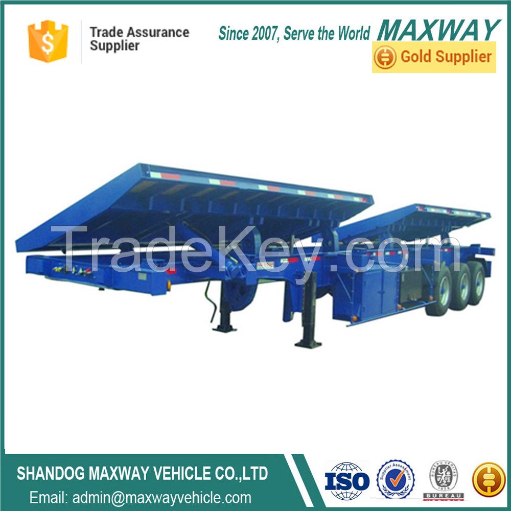  Maxway Container Delivery Skeletal Semi Truck trailers pirce