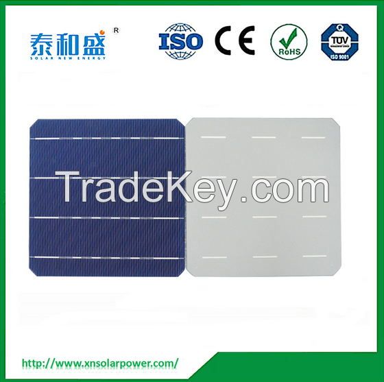 6 inch 156mm high efficiency mono 4~5w solar cell price,raw material for solar panel 