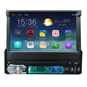 Android 4.4 CAR 1 DIN 7" Flip down TFT LCD/Bluetooth/GPS