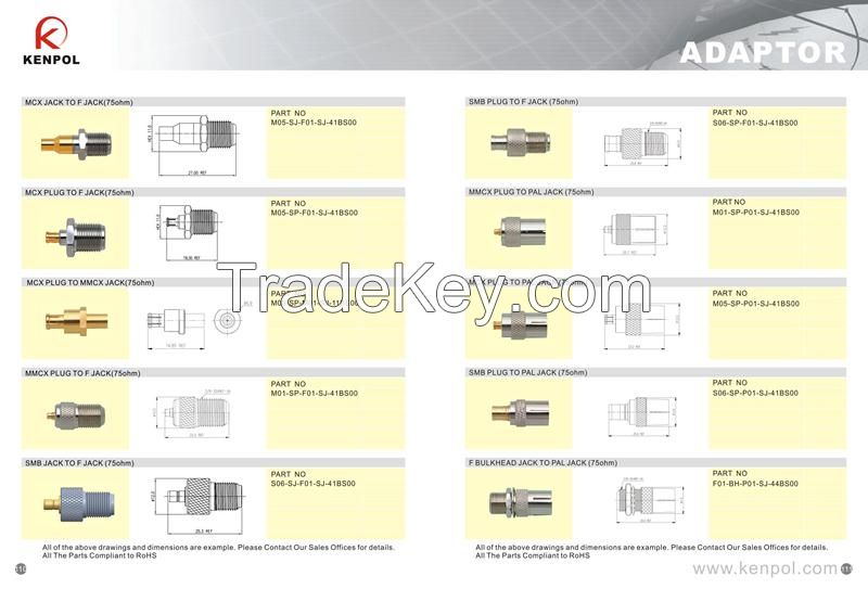 Adaptor CONNECTOR Multi-model series for cable