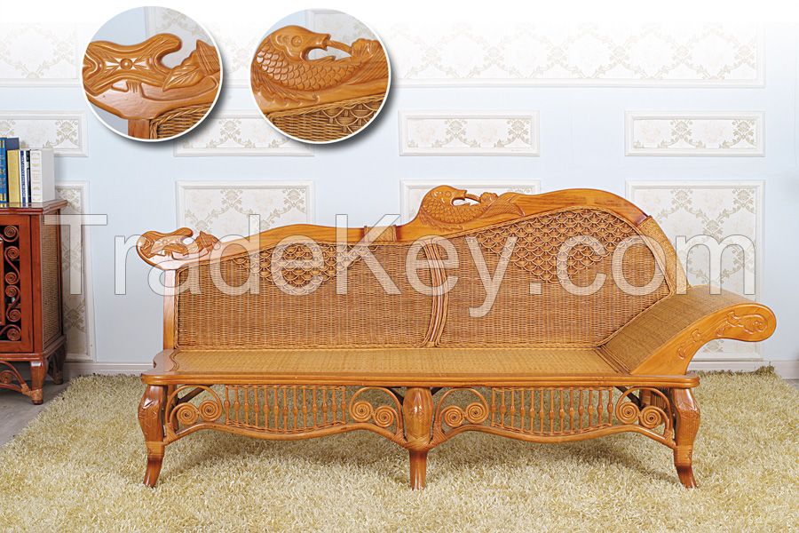 Rattan Chaise Lounges