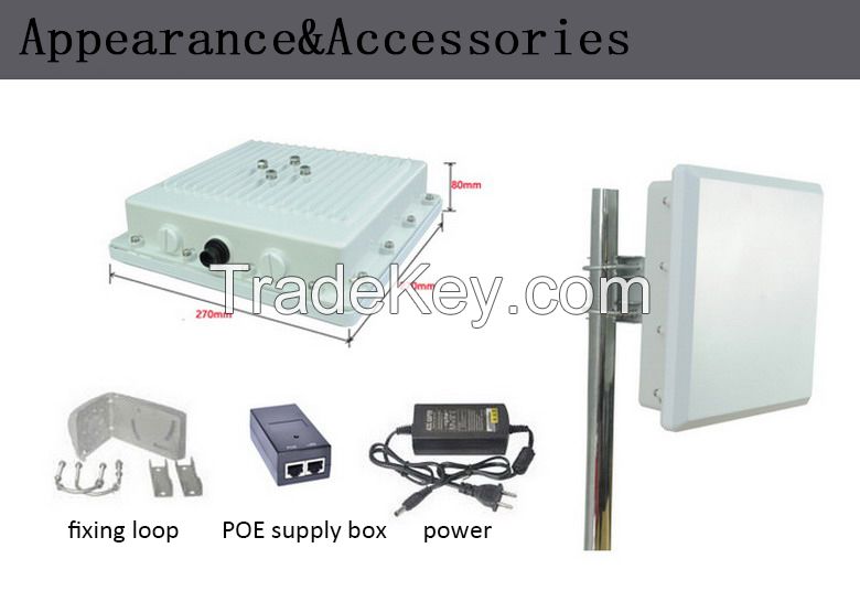 5-8km long-distance high power outdoor wireless network bridge