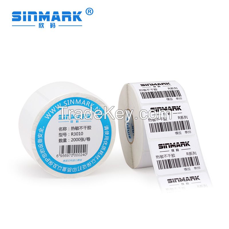 Logistics label 100mmx100mm 500PCS/Roll Direct Thermal Labels Shipping
