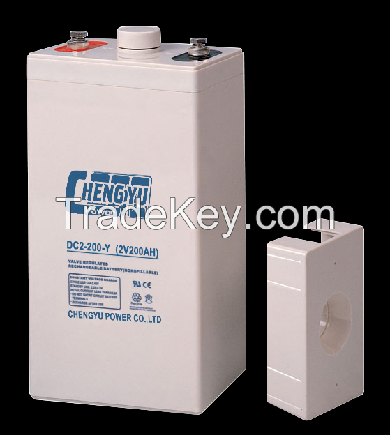 Lead acid battery 2V200AH for soalr energy system