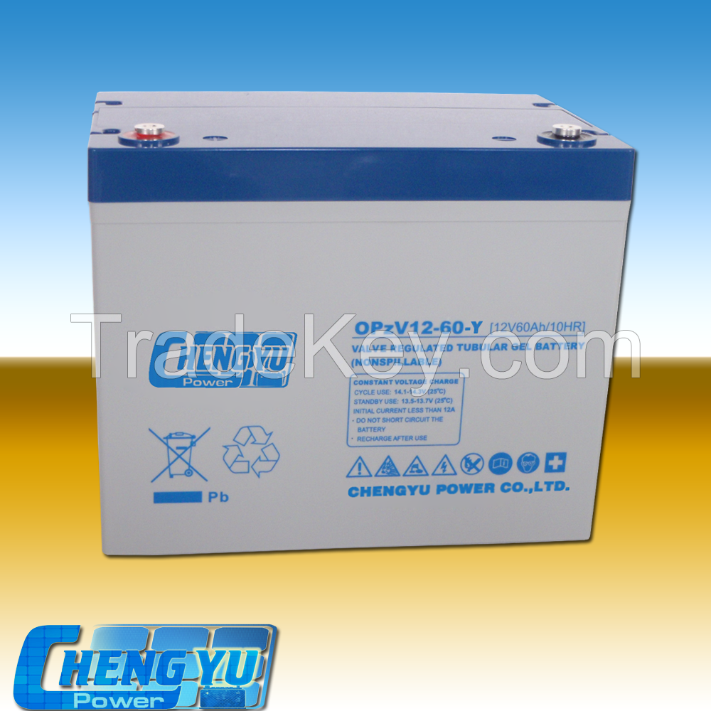 OPzV12v60AH Valve Regulated Lead Acid battery