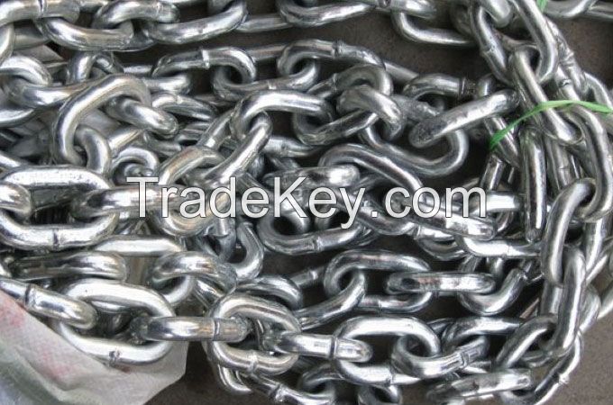 galvanized link chain    lifting chain  chain for decoration animal chain