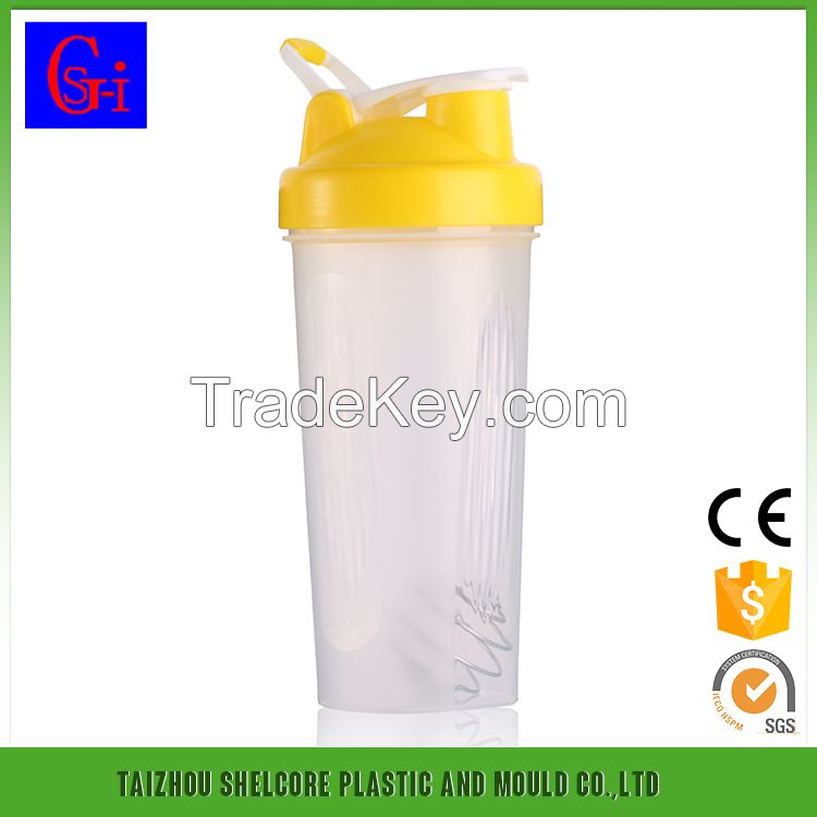 Â 600ml world's best plastic protein shaker cup  sport mixer bottle BPA free