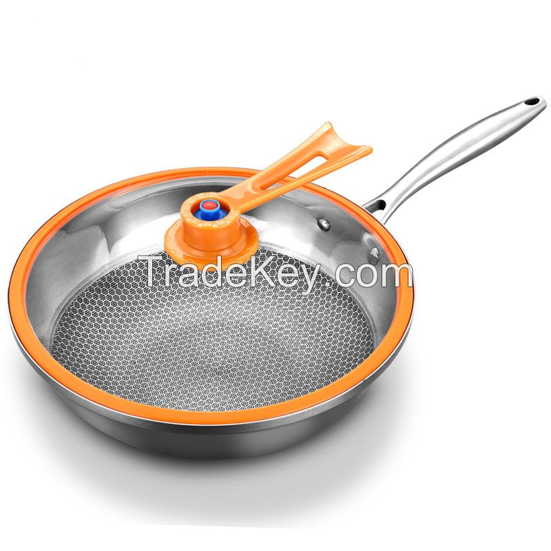Non Stick Vacuum Cooking Wok Stainless Masterclass Premium Cookware Cooking Pots Oms Stainless Steel Cookware 